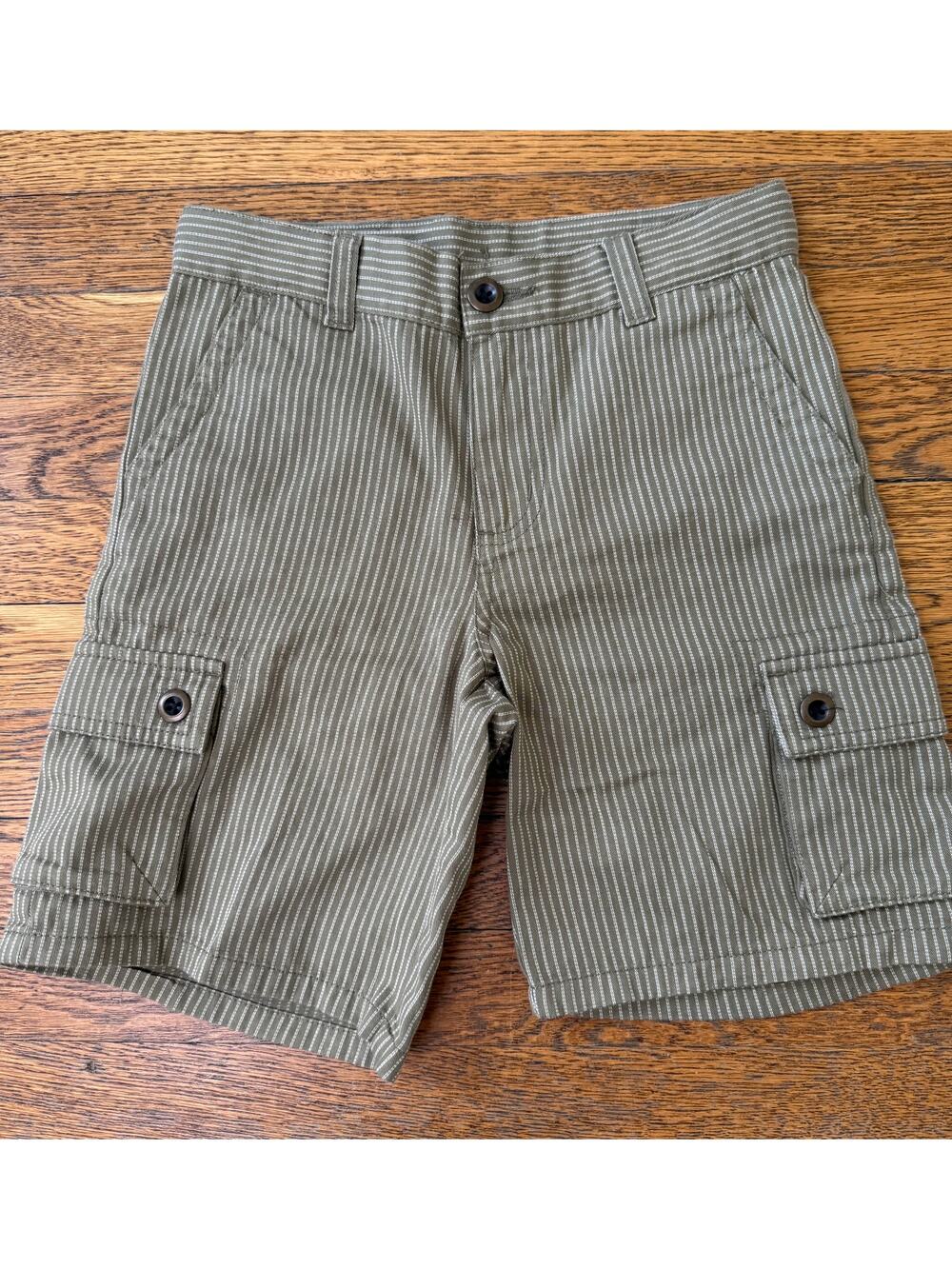 Janie and Jack Boys' Striped Safari Shorts Size 6